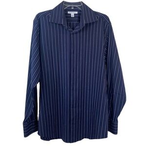Banana Republic Men’s Dress Shirt Pinstripe Button Up Long Sleeve Size L 16–16.5